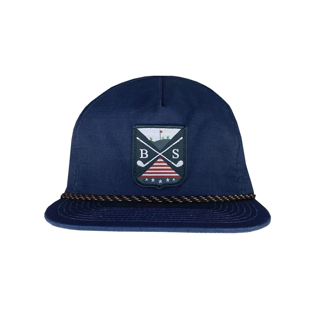 Boston Scott Golf (Navy) Rope SnapBack Hat *NWT